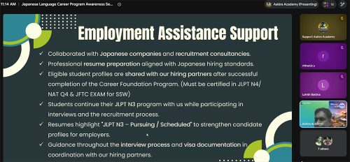 Career Development & Foreign Language Webinars